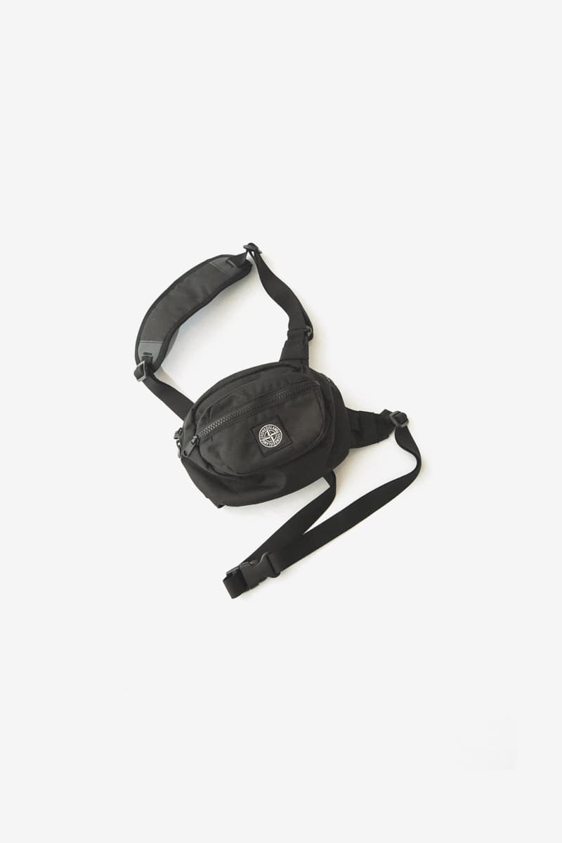 Stone Island Drops More For Its Shadow Project SS19 Collection green black bomber over shirt puffer jacket chest rig white t shirt info release drop date images apparel accessories