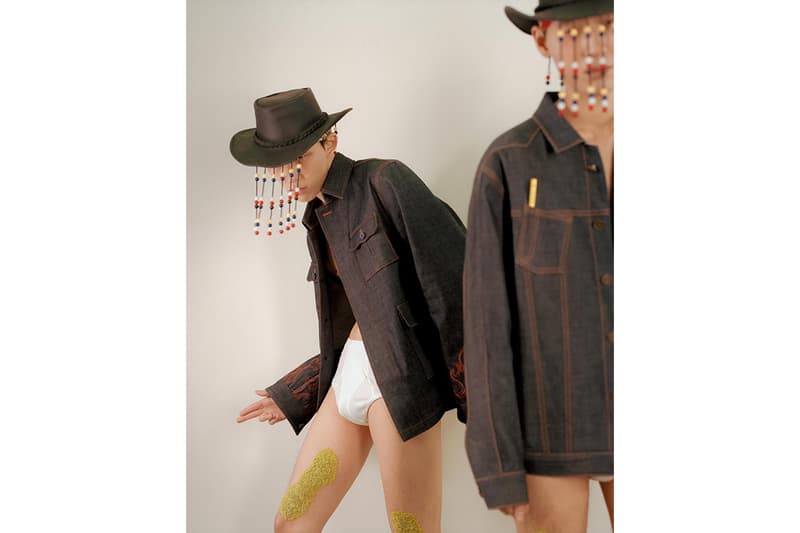 Sundae School Fall/Winter 2019 Lookbook smoking collection Korean brand americana cowboy flame denim jacket western style inspiration release info stockist price