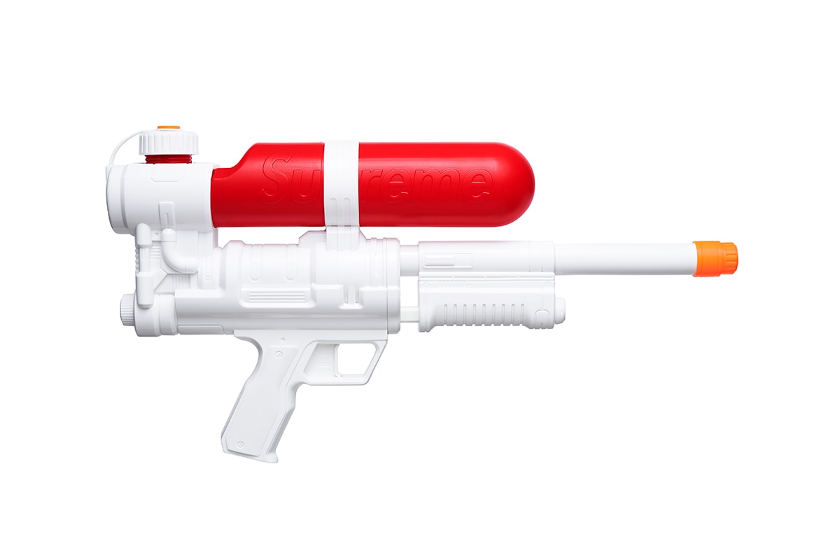 Supreme Spring/Summer 2019 Accessories White/Red Super Soaker Water Pistol Gun