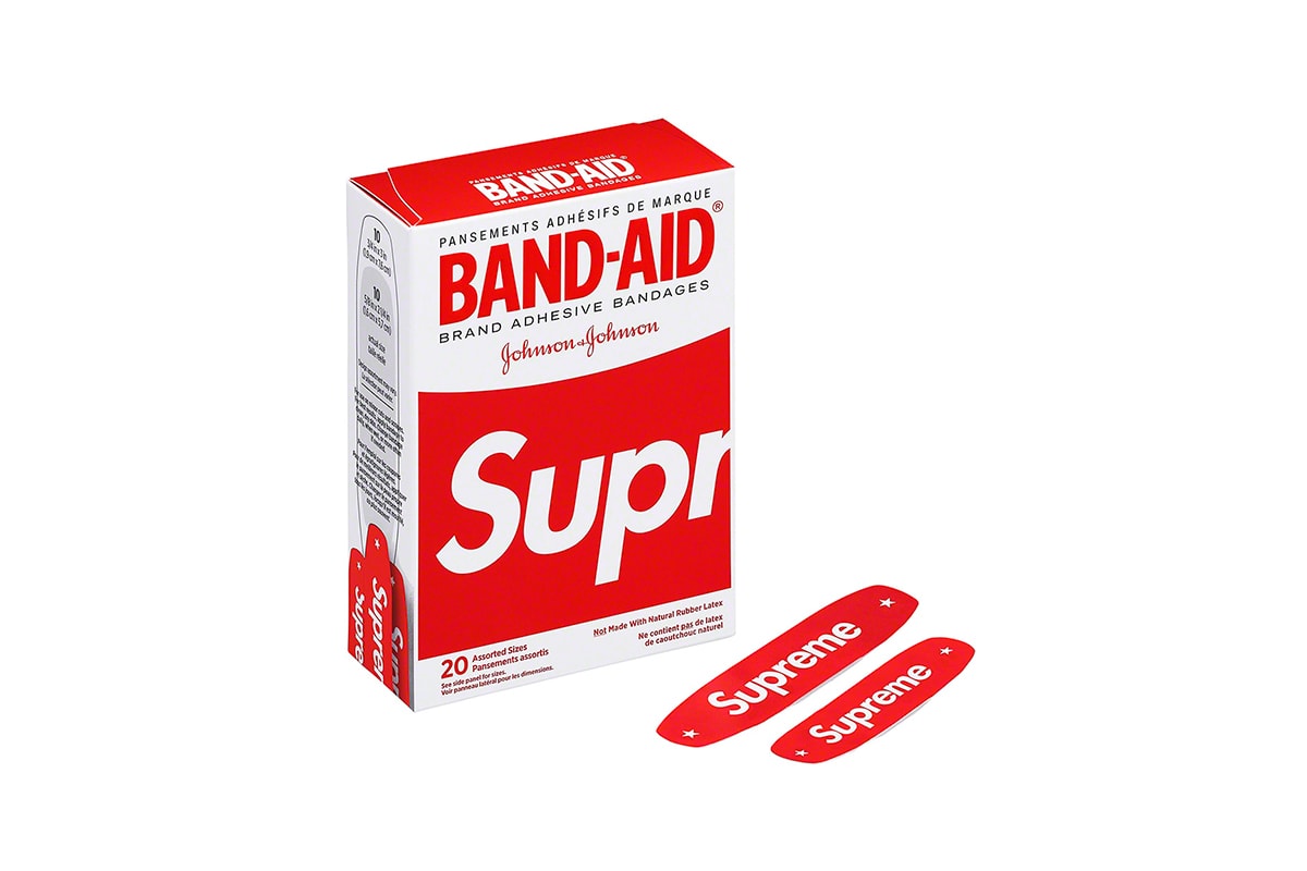 Supreme Spring/Summer 2019 Accessories Red Band-Aids