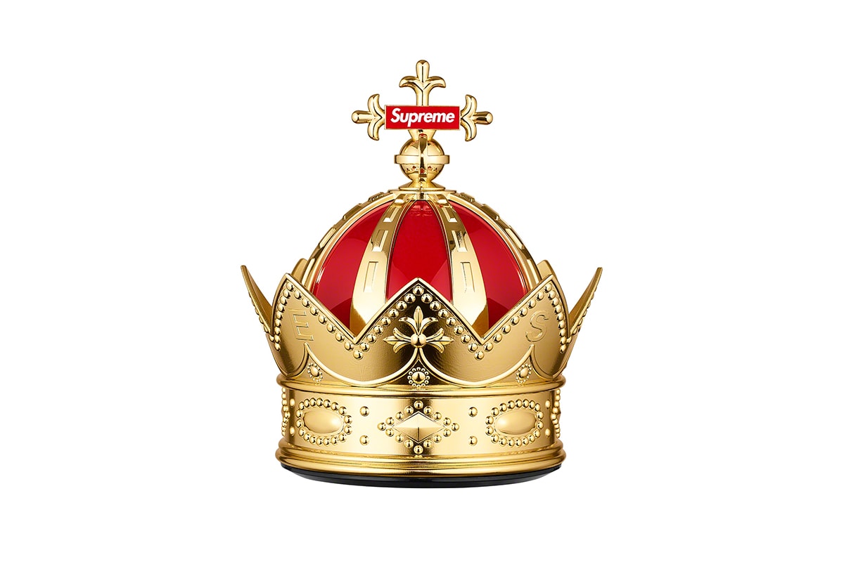 Supreme Spring/Summer 2019 Accessories Gold Crown