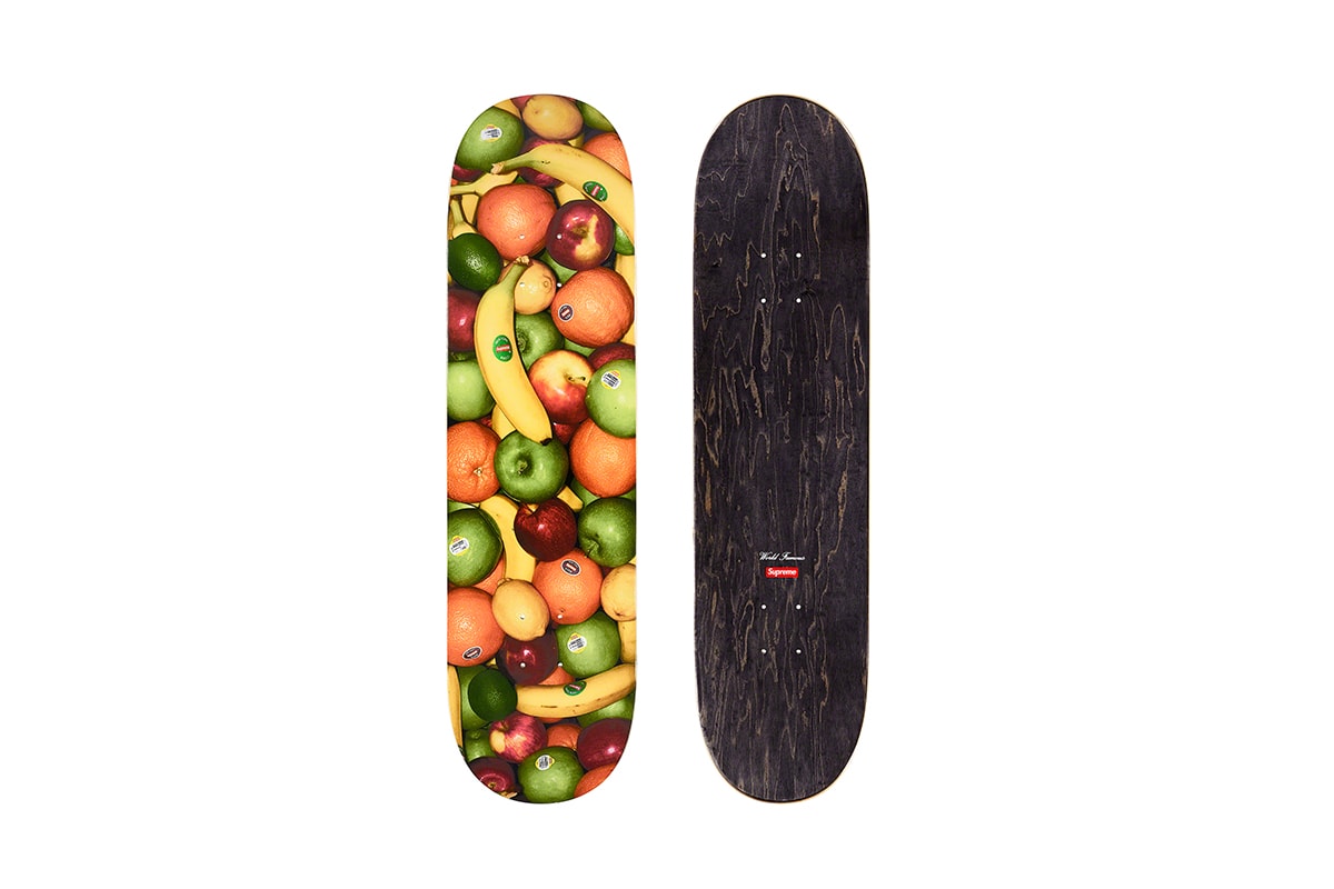 Supreme Spring/Summer 2019 Accessories Fruits Skate Deck