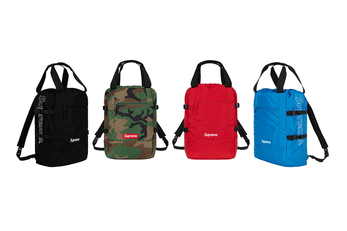 Supreme Spring/Summer 2019 Accessories Carry Backpacks