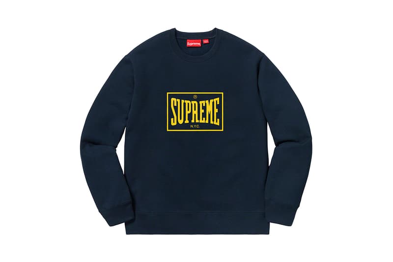 Supreme 2019 Spring/Summer Sweats Collection