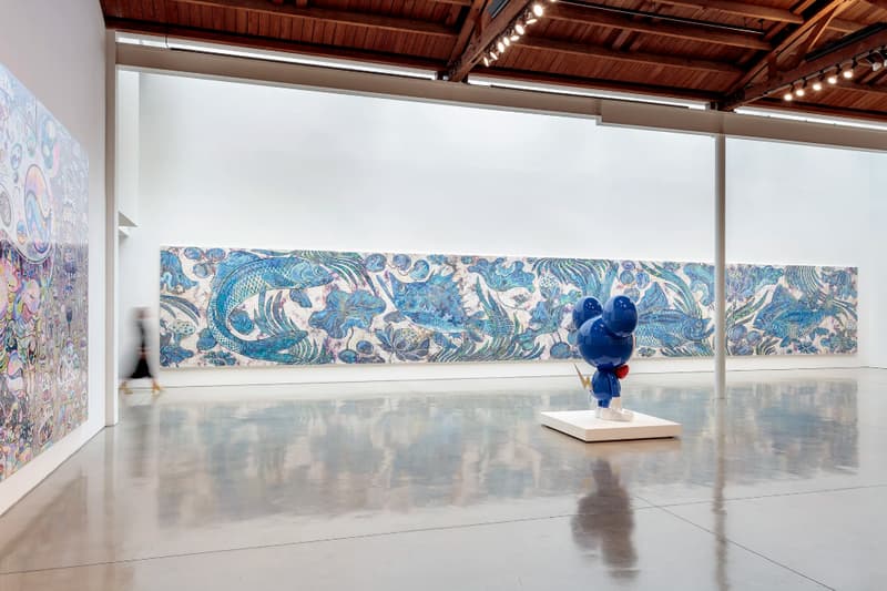 Takashi Murakami GYATEI² Gagosian LA Exhibition kanye west cosplay los angeles "I love it" 'kanye cosplay painting'