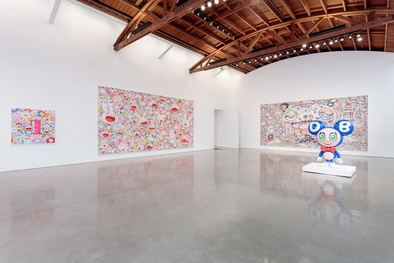 Takashi Murakami GYATEI² Gagosian LA Exhibition kanye west cosplay los angeles "I love it" 'kanye cosplay painting'