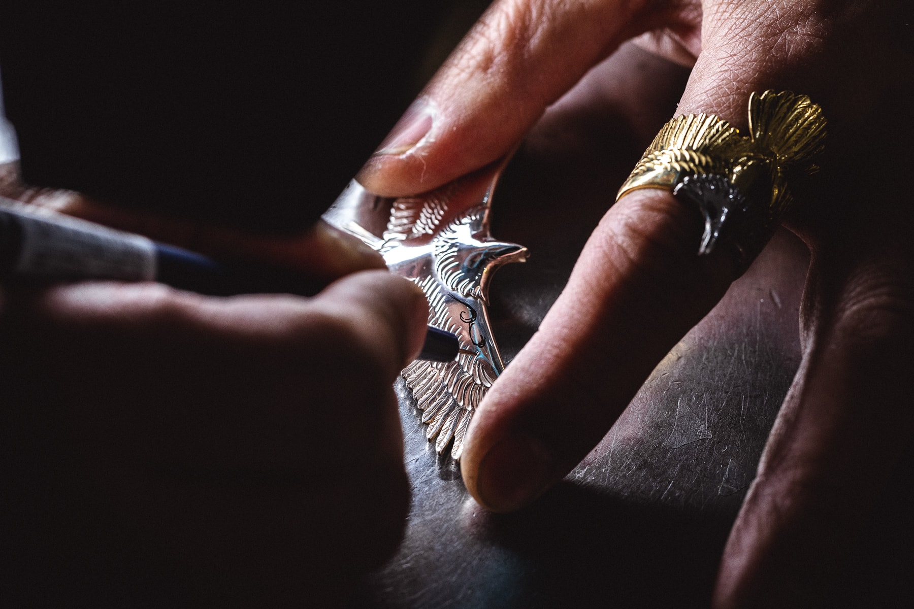 Taro Washimi Native American Silver Jewelry 925 feathers goro's wings claws indian native american jewelry accessories rings bracelets necklaces pendants tokyo Hong Kong Vinavast