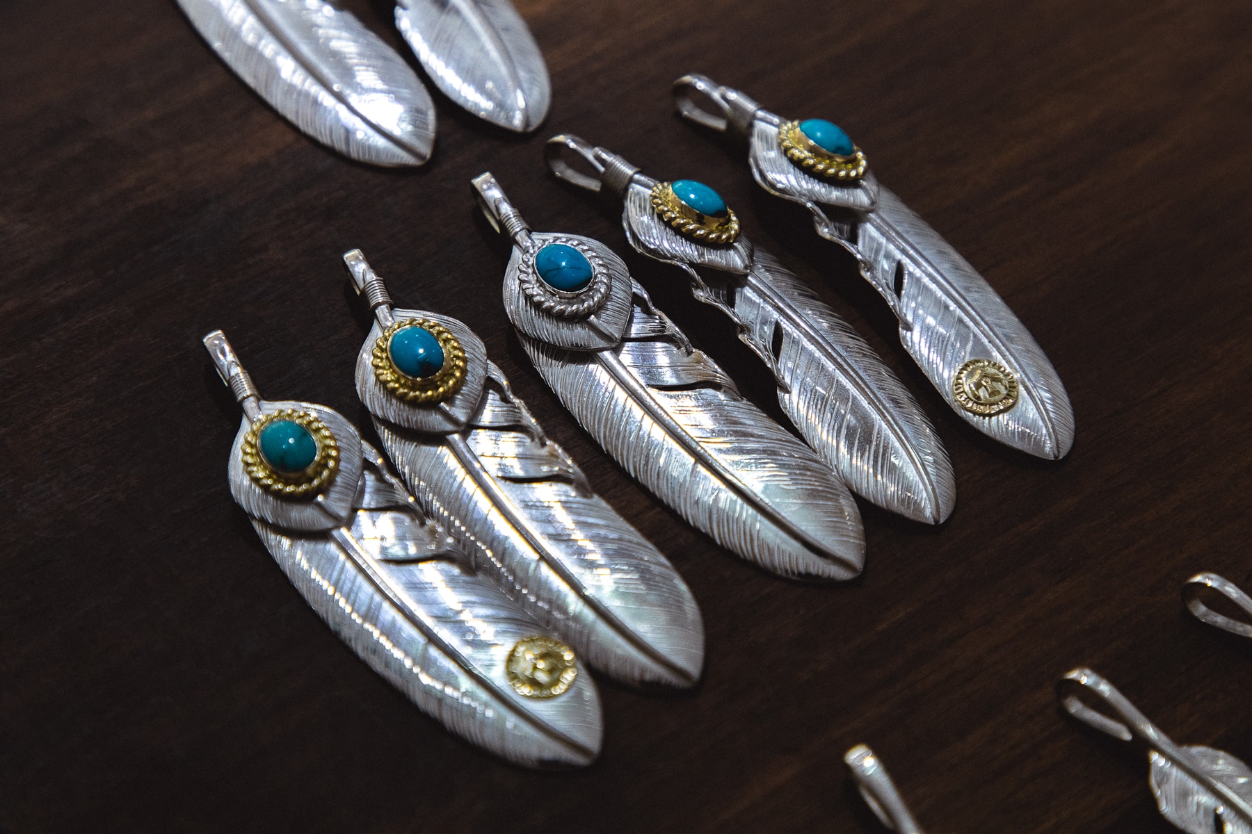 Taro Washimi Native American Silver Jewelry 925 feathers goro's wings claws indian native american jewelry accessories rings bracelets necklaces pendants tokyo Hong Kong Vinavast