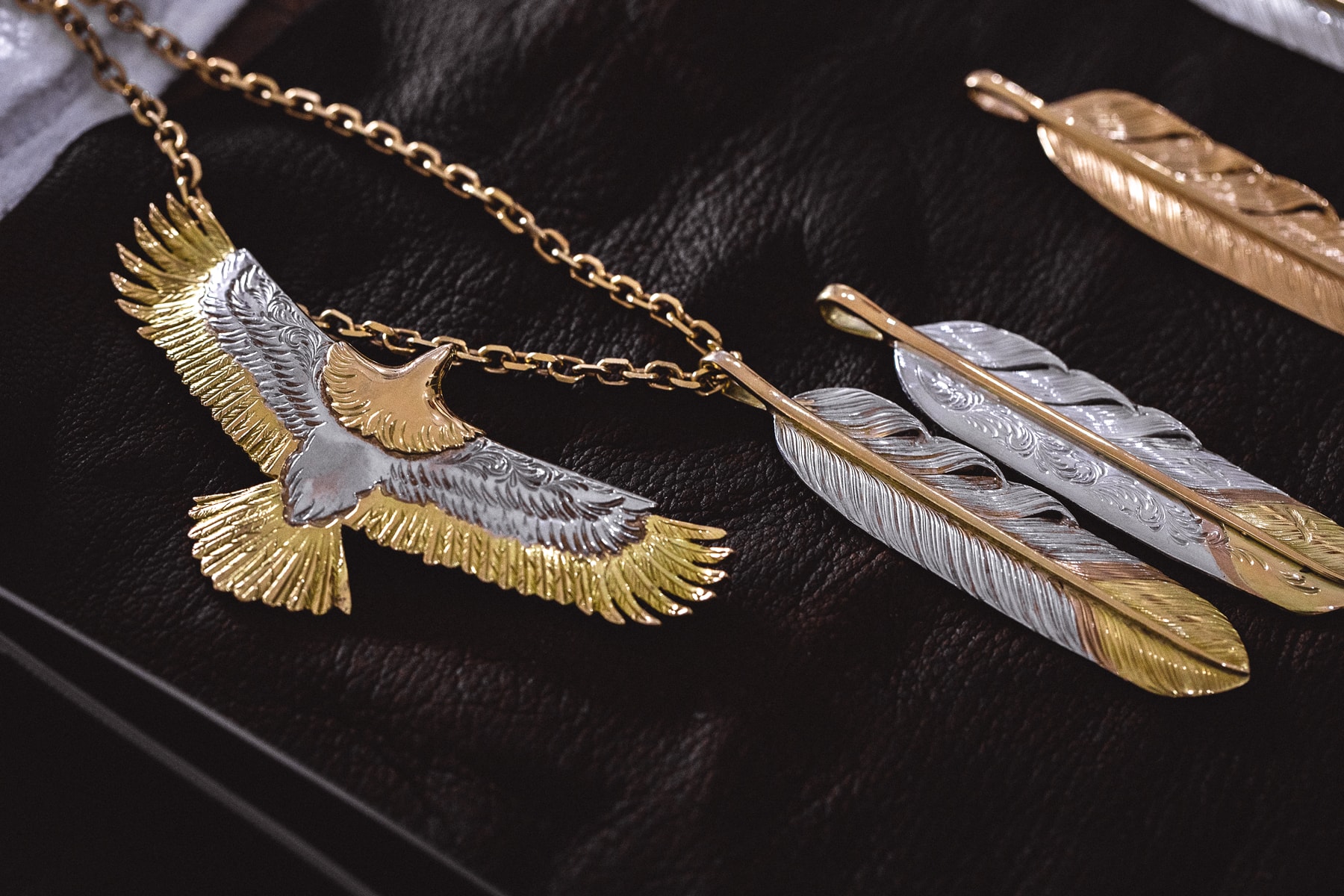 Taro Washimi Native American Silver Jewelry 925 feathers goro's wings claws indian native american jewelry accessories rings bracelets necklaces pendants tokyo Hong Kong Vinavast