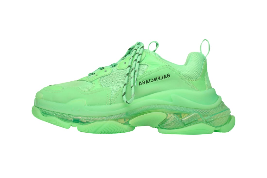 balenciaga green sneaker