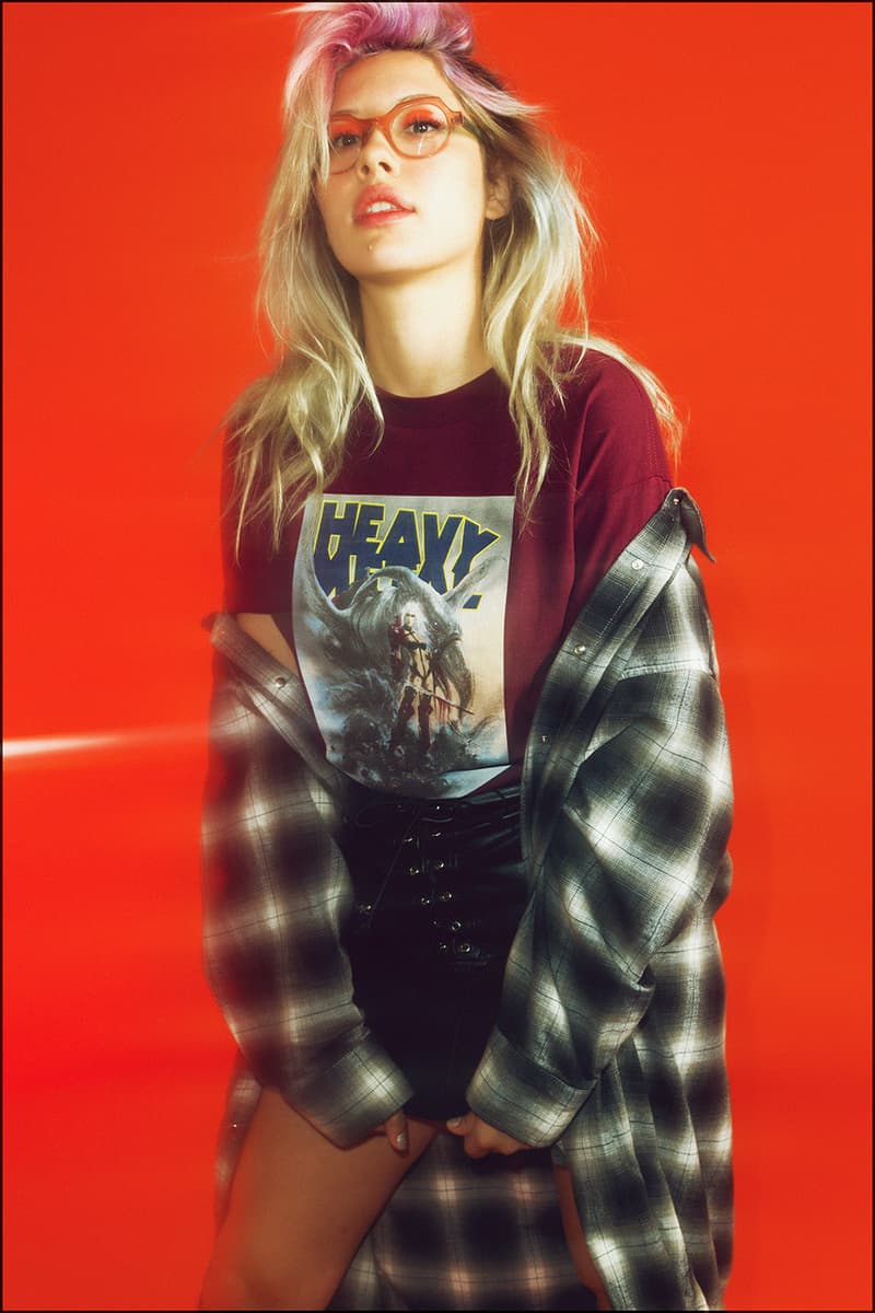 The Hundreds Heavy Metal Magazine Capsule Collection Collaboration Chris Achilleos artwork Taarna Taarakian Loc-Nar Rock Typography Luis Royo Limited Edition Skate Deck 1981