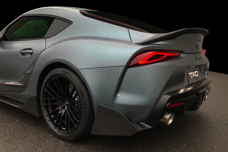 Toyota Reveals 2020 Supra TRD Performance Line Concept silver Performance Aero Kit racing Osaka Auto Messe car show