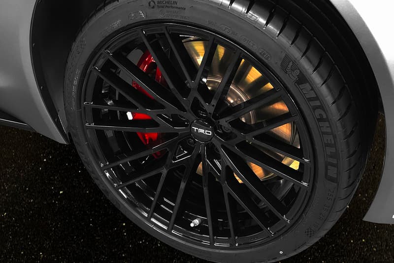 Toyota Reveals 2020 Supra TRD Performance Line Concept silver Performance Aero Kit racing Osaka Auto Messe car show