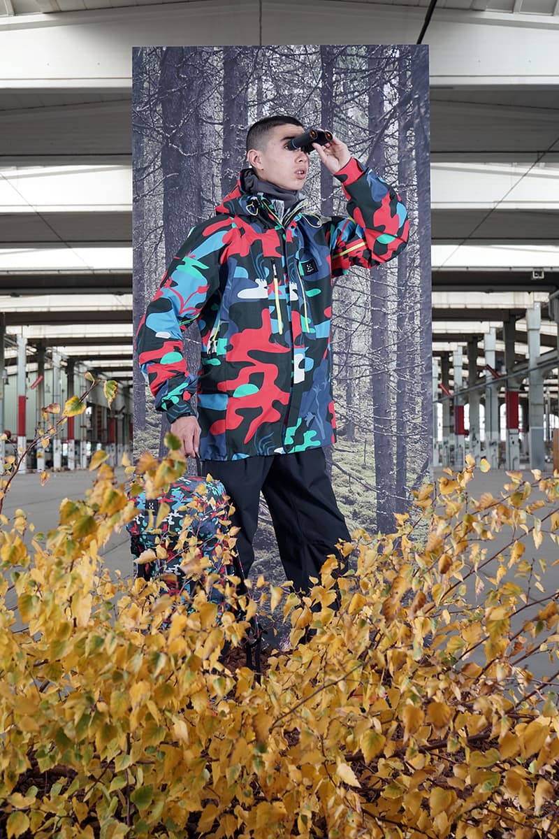 Tres Bien Haglöfs Spring Summer 2019 SS19 Capsule Collection Swedish Outdoor Helium Jacket ShoSho Backpack