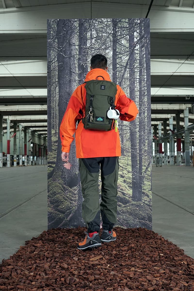 Tres Bien Haglöfs Spring Summer 2019 SS19 Capsule Collection Swedish Outdoor Helium Jacket ShoSho Backpack