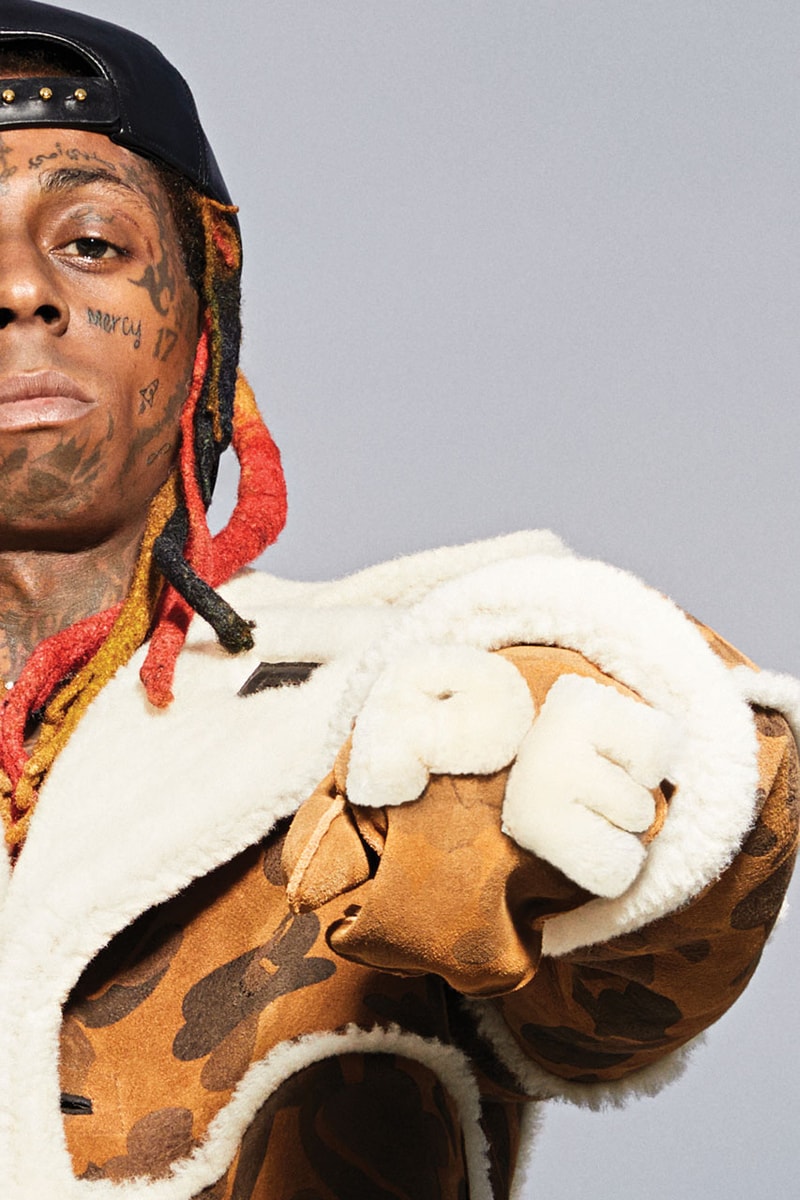 bape ugg collaboration campaign spring summer 2019 ss19 lil wayne slide sandals sneaker drop release date info february 9 2019 buy
