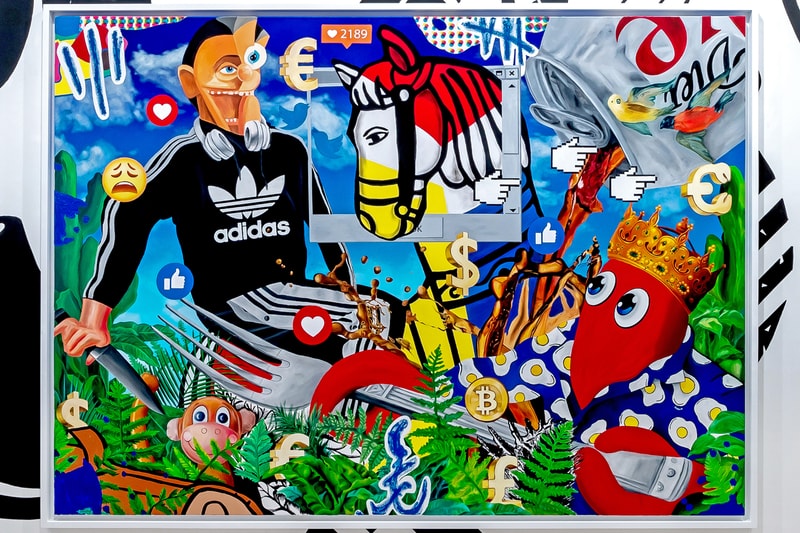 philip colbert year of the lobster exhibition paintings frieze la saatchi gallery artworks sculptures 