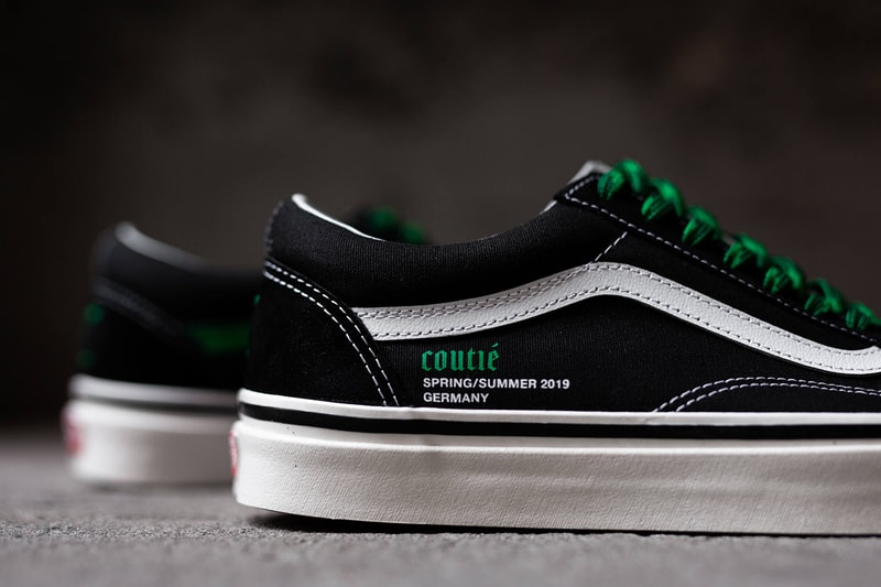 Coutié x Vans Old Skool SK8-Hi Old C Logo Shoe Info Information Details Sneakers Trainers Kicks Shoes Footwear Cop Purchase Buy Collab Collaboration Collaborations Design Available Now Online