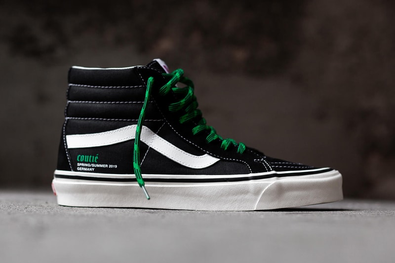Coutié x Vans Old Skool SK8-Hi Old C Logo Shoe Info Information Details Sneakers Trainers Kicks Shoes Footwear Cop Purchase Buy Collab Collaboration Collaborations Design Available Now Online