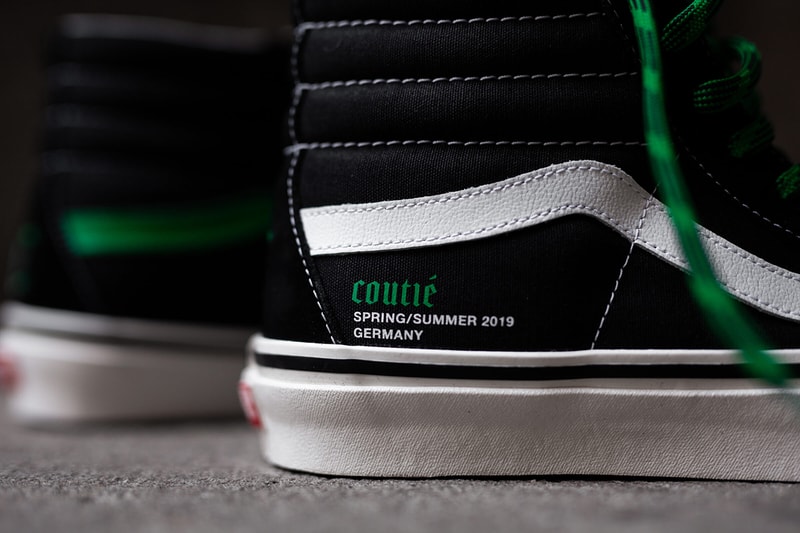 Coutié x Vans Old Skool SK8-Hi Old C Logo Shoe Info Information Details Sneakers Trainers Kicks Shoes Footwear Cop Purchase Buy Collab Collaboration Collaborations Design Available Now Online