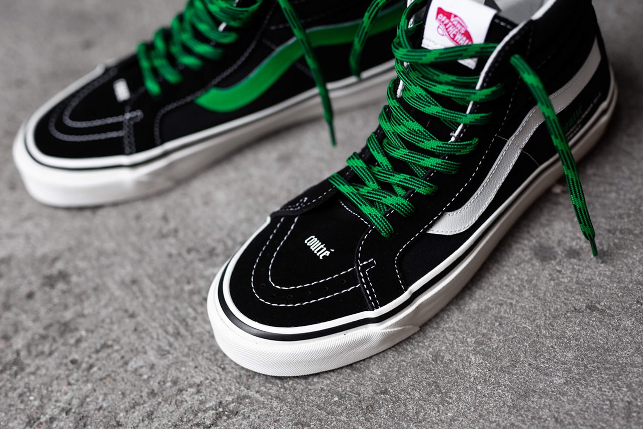 Coutié x Vans Old Skool SK8-Hi Old C Logo Shoe Info Information Details Sneakers Trainers Kicks Shoes Footwear Cop Purchase Buy Collab Collaboration Collaborations Design Available Now Online
