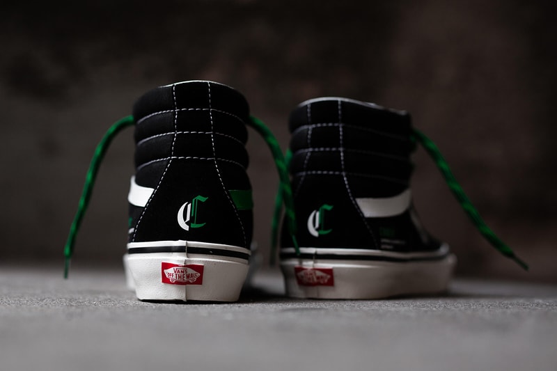Coutié x Vans Old Skool SK8-Hi Old C Logo Shoe Info Information Details Sneakers Trainers Kicks Shoes Footwear Cop Purchase Buy Collab Collaboration Collaborations Design Available Now Online