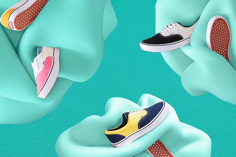 Vans ComfyCush Era Skateboarding Sneakers California New York Bushwick Event Release Information Red Black White Yellow Blue Pink