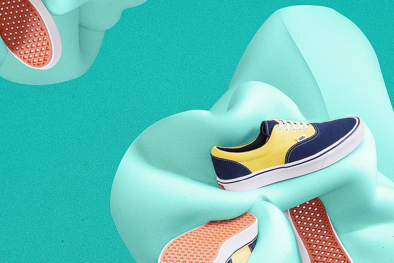 Vans ComfyCush Era Skateboarding Sneakers California New York Bushwick Event Release Information Red Black White Yellow Blue Pink