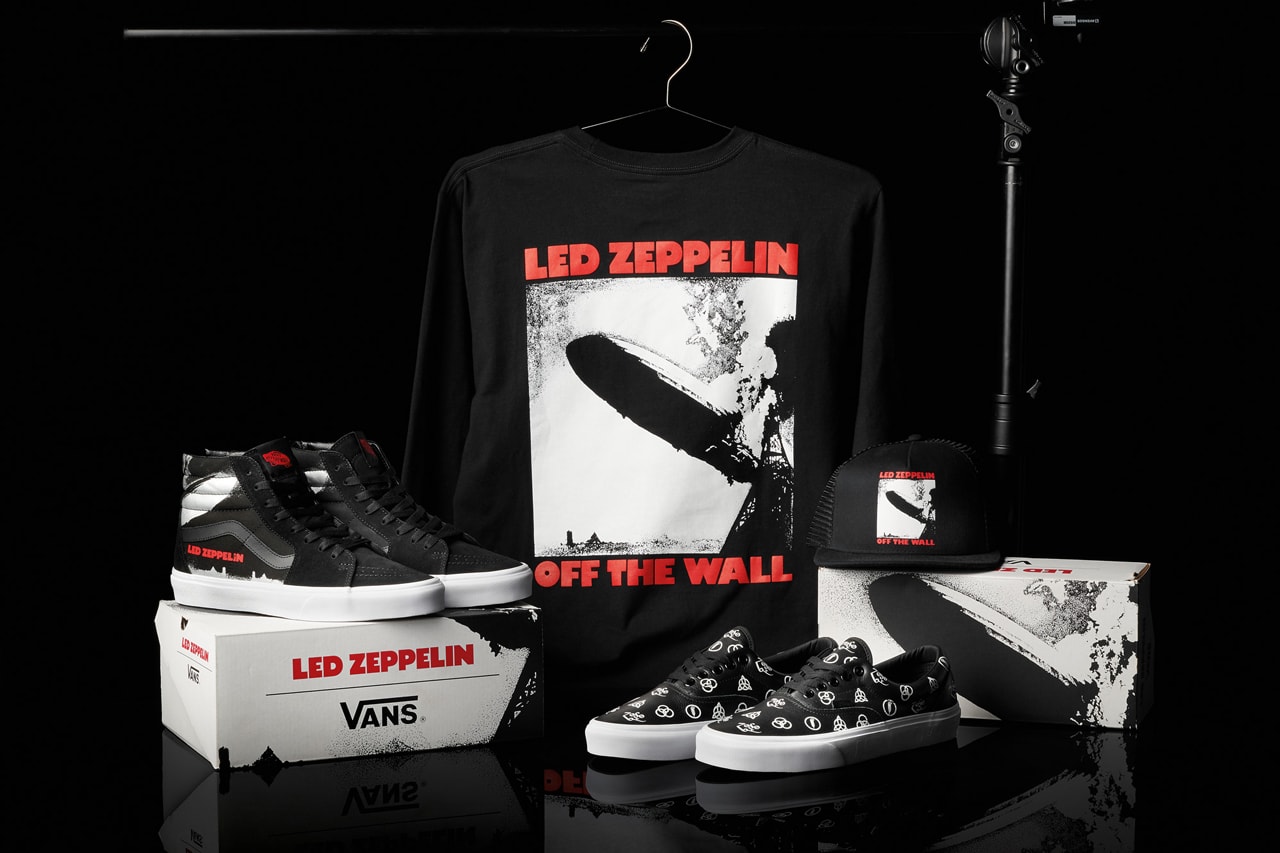 Vans led zeppelin 50th anniversary capsule collection