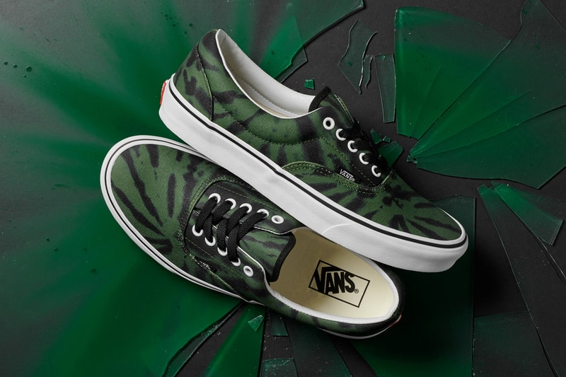vans tie dye era sneaker footwear pack collection release