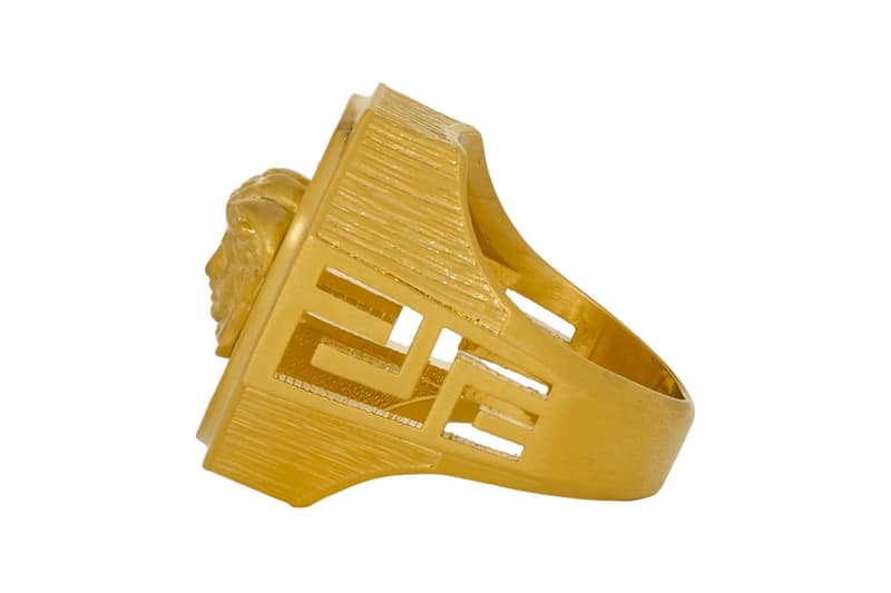 Versace Drop New Statement Rings Info fashion jewellery accessories Gold Medusa Head Release Info Fall winter 2019