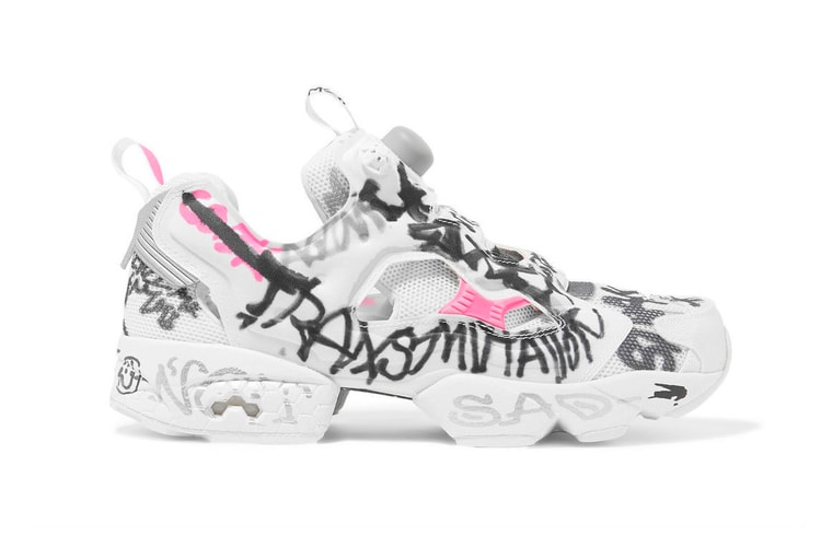 Vetements & Reebok Debut New Scribbled Instapump Fury