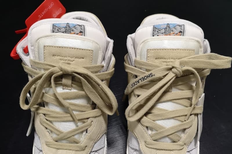 Virgil Abloh Teases Off-White™ 3.0 Off-Court Lows sneakers purple blue green beige off white than