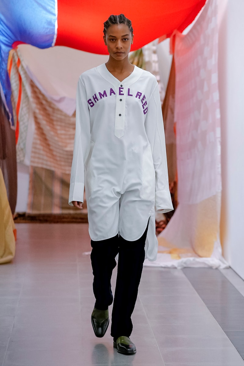 Wales Bonner Fall/Winter 2019 London Fashion Week College Collegiate African Heritage Ishmael Reed Ben Okri
