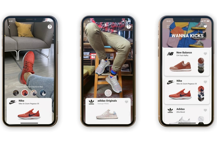 Wannaby's Wanna Kicks AR App Lets You Digitally Try on Sneakers