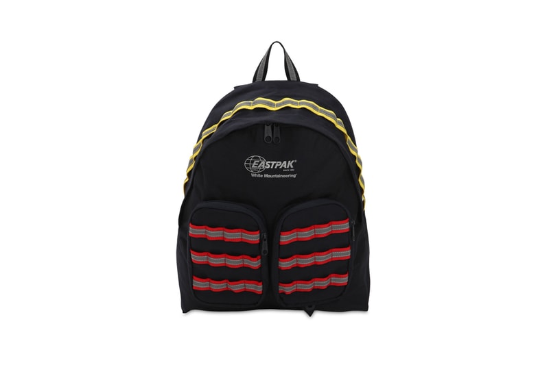 White Mountaineering Taps EASTPAK for Functional Backpack black grey orange yellow info images price accessories bag luisaviaroma