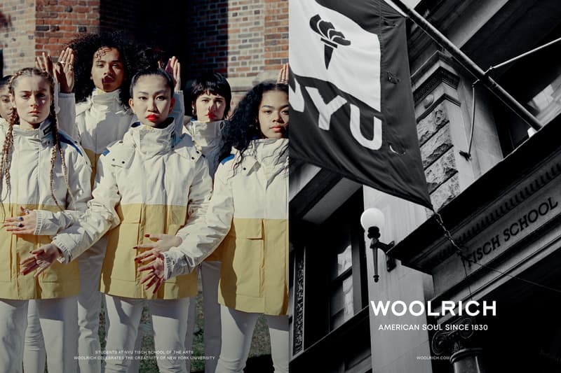 woolrich spring summer 2019 campaign american soul since 1830 lookbook nyu tisch school of the arts student professors models 