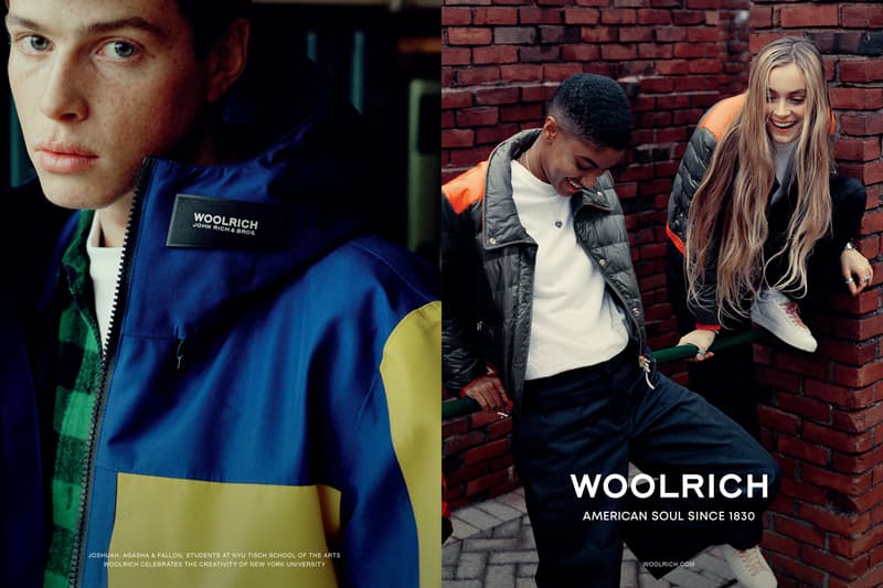 woolrich spring summer 2019 campaign american soul since 1830 lookbook nyu tisch school of the arts student professors models