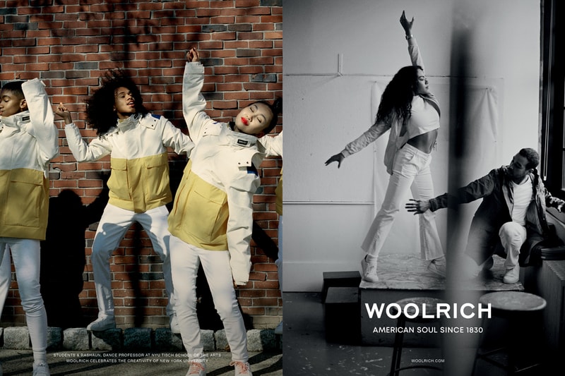 woolrich spring summer 2019 campaign american soul since 1830 lookbook nyu tisch school of the arts student professors models 