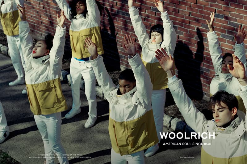 woolrich spring summer 2019 campaign american soul since 1830 lookbook nyu tisch school of the arts student professors models 