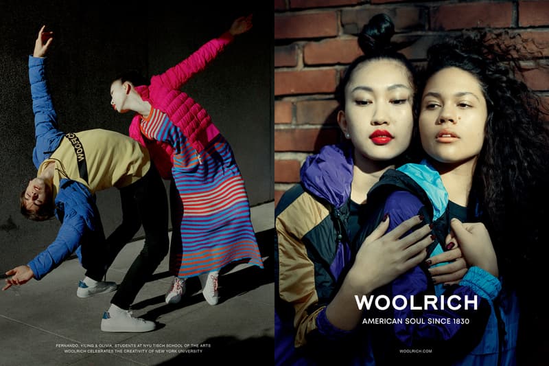 woolrich spring summer 2019 campaign american soul since 1830 lookbook nyu tisch school of the arts student professors models 