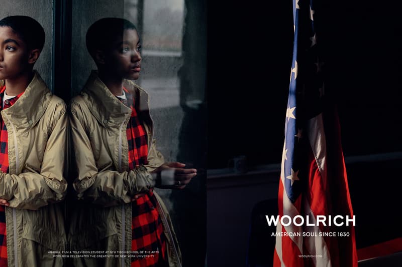 woolrich spring summer 2019 campaign american soul since 1830 lookbook nyu tisch school of the arts student professors models 