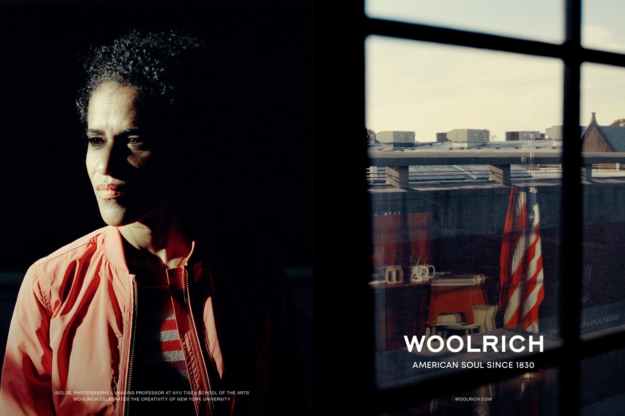 woolrich spring summer 2019 campaign american soul since 1830 lookbook nyu tisch school of the arts student professors models 