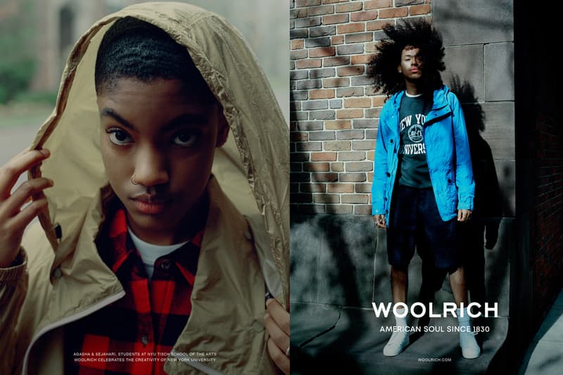 woolrich spring summer 2019 campaign american soul since 1830 lookbook nyu tisch school of the arts student professors models