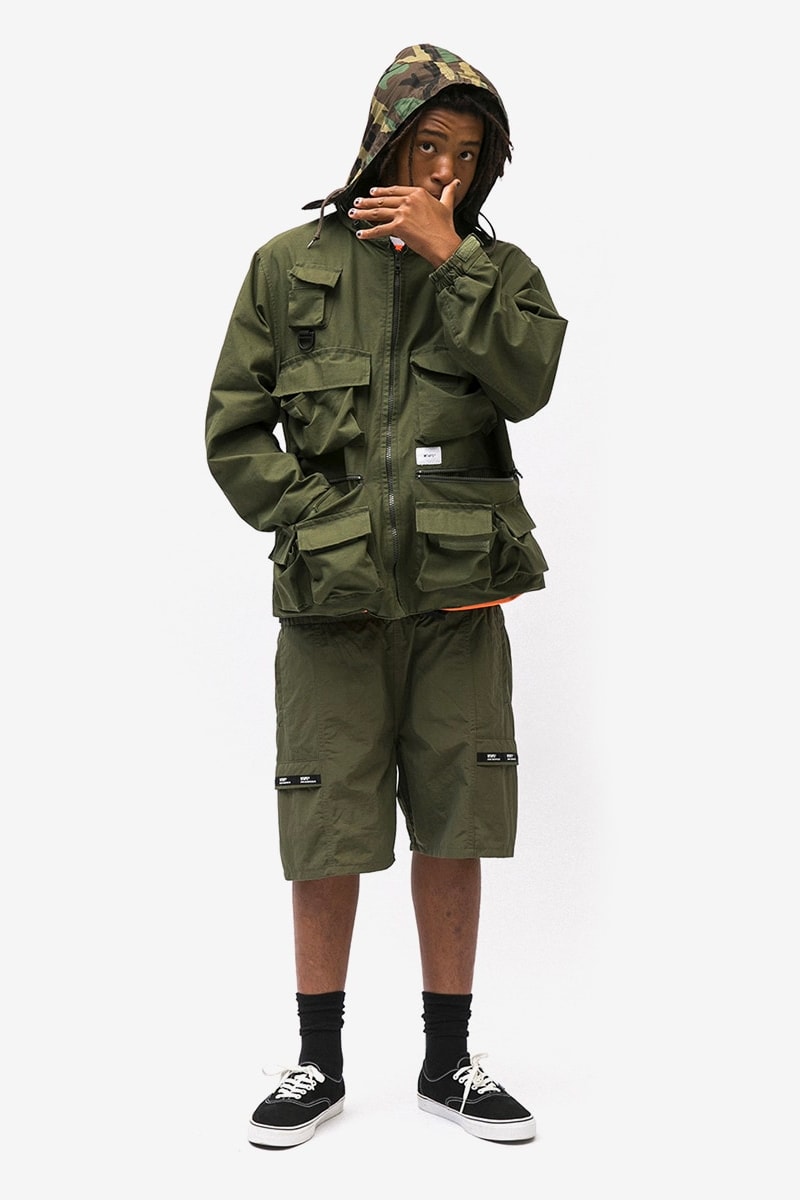 Wtaps SS19 Collection Lookbook jackets parkas m-65 baseball jersey army vintage 