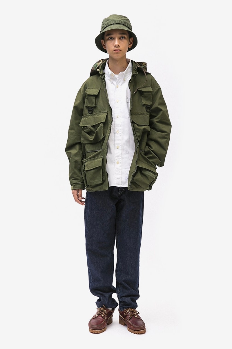 Wtaps SS19 Collection Lookbook jackets parkas m-65 baseball jersey army vintage 