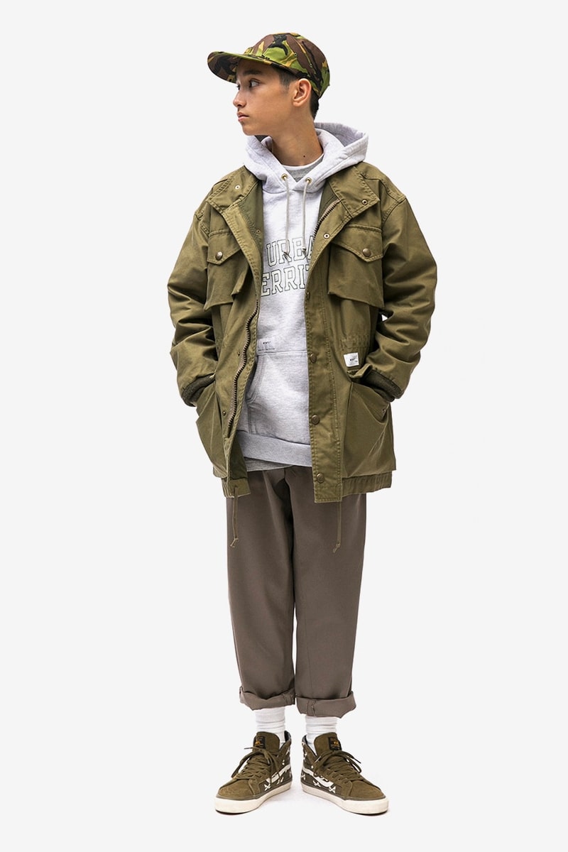 Wtaps SS19 Collection Lookbook jackets parkas m-65 baseball jersey army vintage 