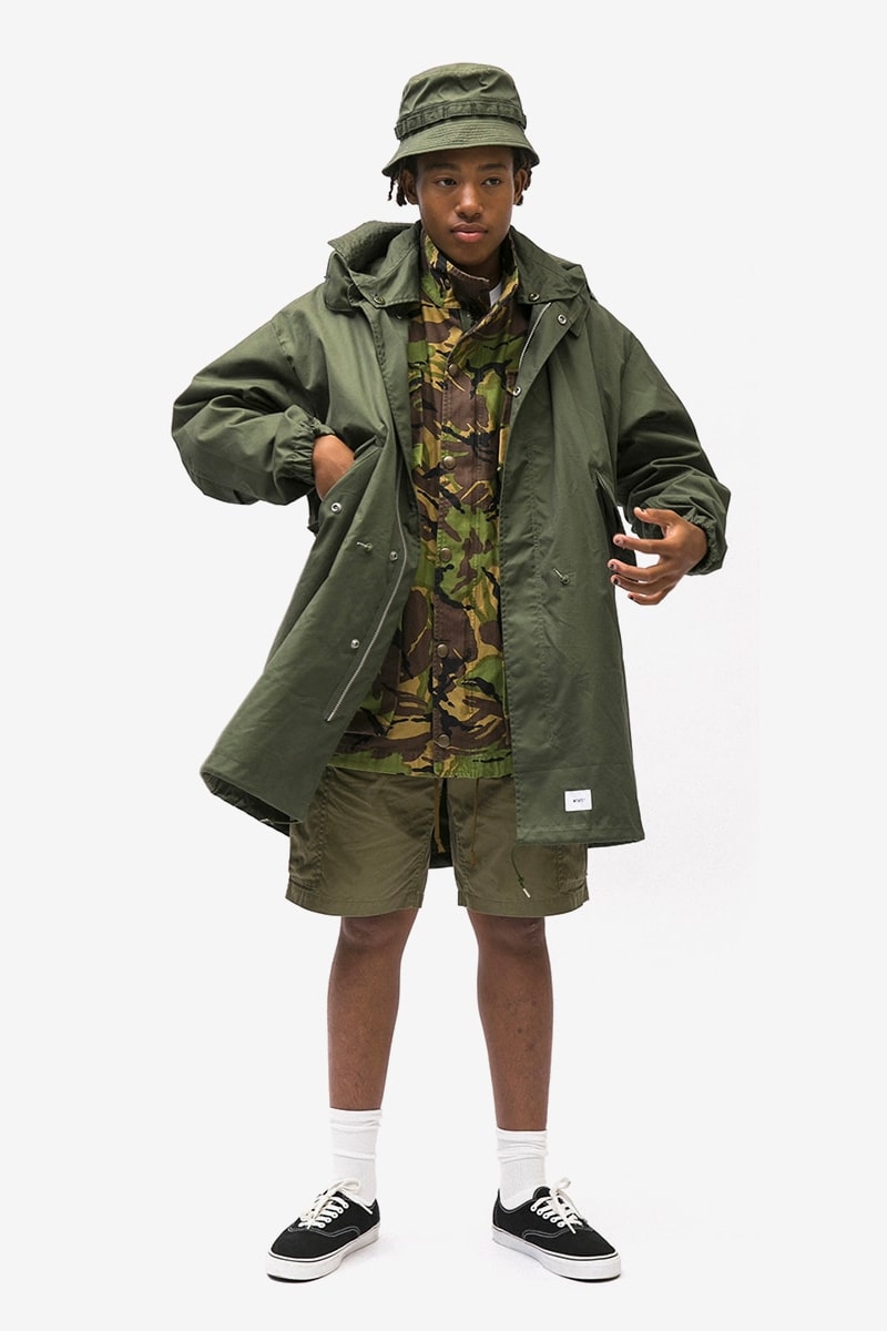 Wtaps SS19 Collection Lookbook jackets parkas m-65 baseball jersey army vintage 