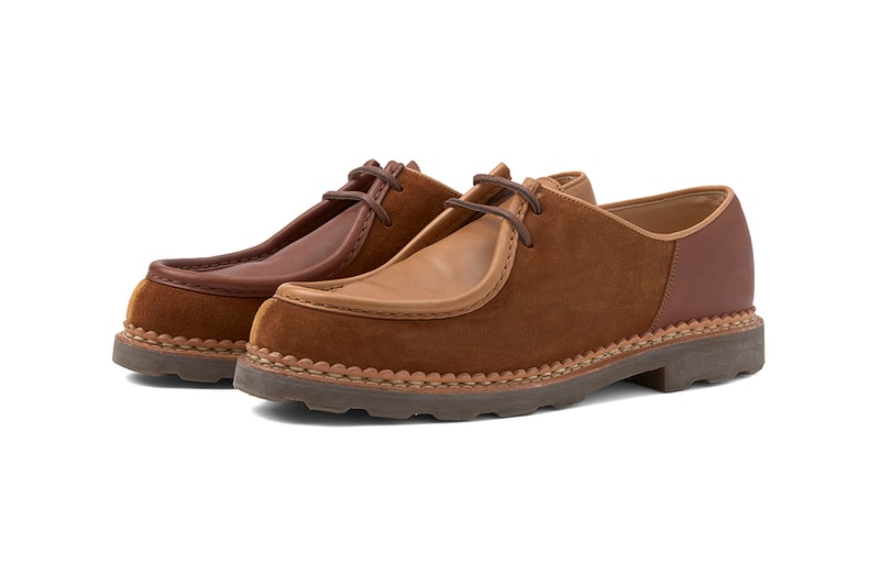YMC Paraboots Michael Patchwork Calfskin Leather First Look Release Date Details