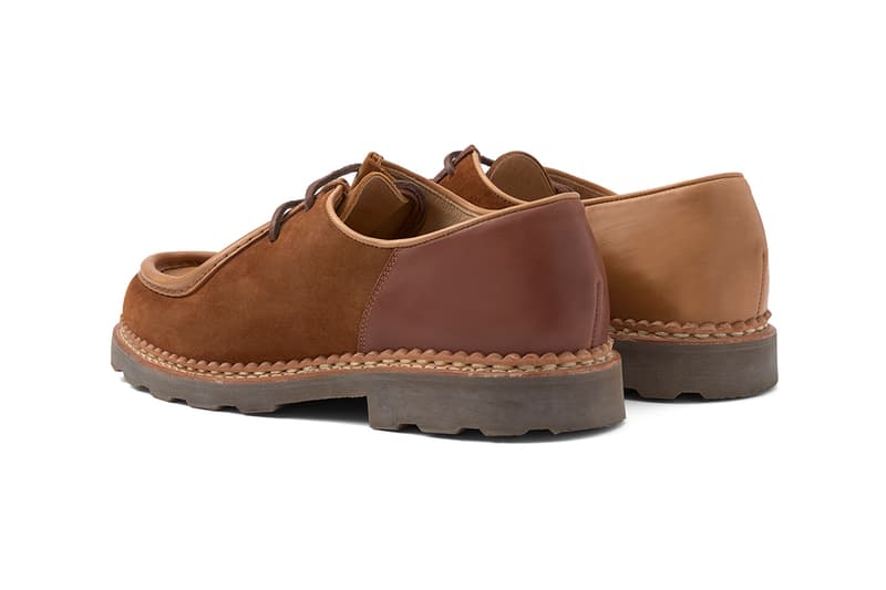 YMC Paraboots Michael Patchwork Calfskin Leather First Look Release Date Details